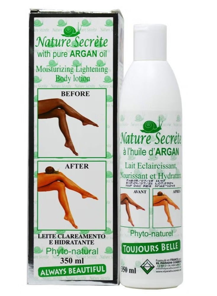 Argan Oil Lightening Moisturizing Body Lotion 350 ML